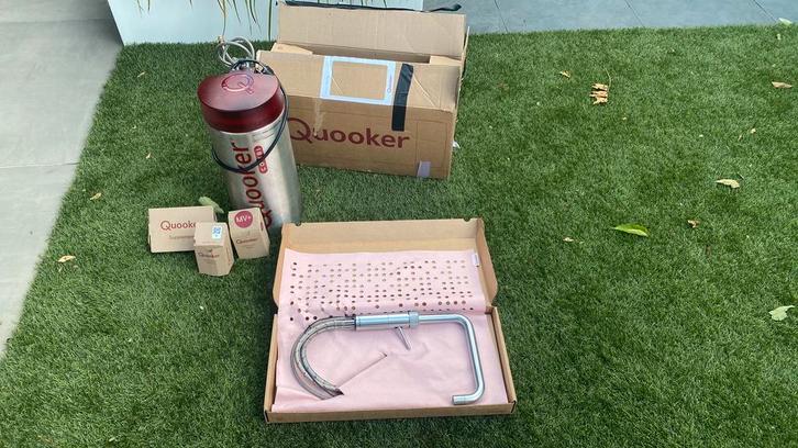 Quooker 3 in 1 kraan RVS model met 7 liter boiler TOPSTAAT!, Huis en Inrichting, Keuken | Keukenbenodigdheden, Zo goed als nieuw