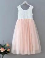 Feestjurkje maat 170 tule jurkje kant  bruidsmeisje  NIEUW, Kinderen en Baby's, Kinderkleding | Maat 170, Ophalen of Verzenden