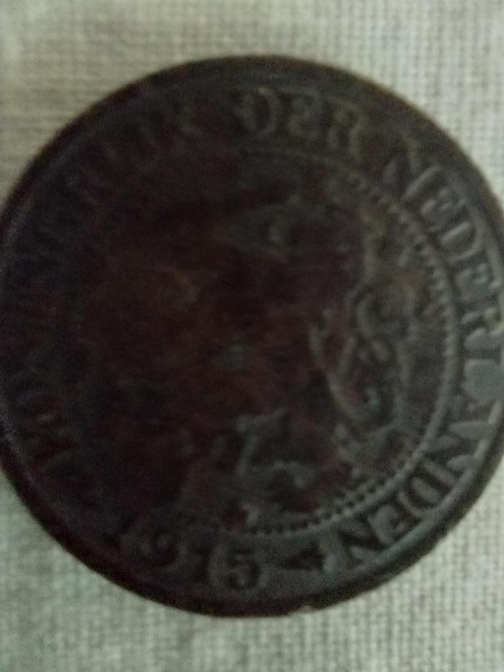 1 cent 1915 Koningkrijk der Nederlanden, Postzegels en Munten, Munten | Nederland, Losse munt, 1 cent, Koningin Wilhelmina, Ophalen of Verzenden