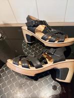 Sandalen hak5cm Blue Box 38 zwart binnenzoolLeder 3xGedragen, Kleding | Dames, Schoenen, Blue Box, Zwart, Zo goed als nieuw, Sandalen of Muiltjes