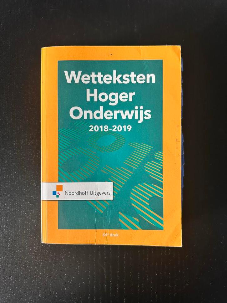 Wetteksten Hoger Onderwijs 2018-2019, Boeken, Studieboeken en Cursussen, Gelezen, HBO, Alpha, Ophalen of Verzenden
