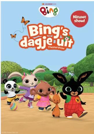 3 tickets Bing's dagje uit (zondag 30/11 Heerlen), Tickets en Kaartjes, Theater | Toneel, Dans en Opera, Drie personen of meer