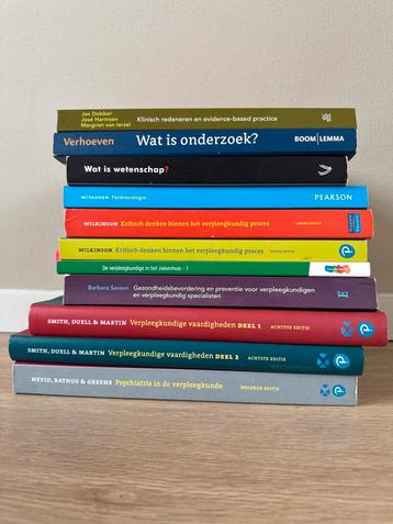 Studieboeken Verpleegkunde beschikbaar voor biedingen