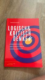 Logisch & kritisch denken, Boeken, Studieboeken en Cursussen, Simon Burgers, Nieuw, Ophalen of Verzenden, Beta