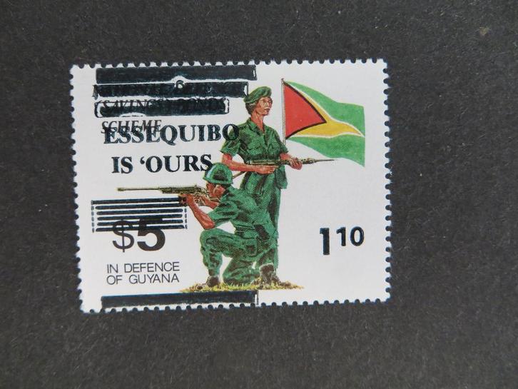 A01194: Guyana  1.10 $, Postzegels en Munten, Postzegels | Amerika, Noord-Amerika, Ophalen of Verzenden