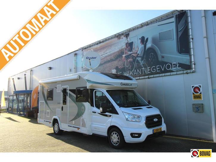 Chausson Titanium 720 Automaat/Dakairco/Dieselvw/Zonnepaneel, Caravans en Kamperen, Campers, Bedrijf, tot en met 4, Half-integraal