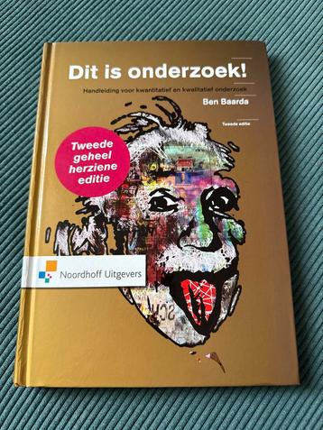 Dit is onderzoek! - Ben Baarda beschikbaar voor biedingen