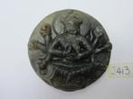 Antiek Chinees jade amulet / hanger # J413, Gebruikt, Overige voorstellingen, Ophalen of Verzenden, Steen of Mineraal