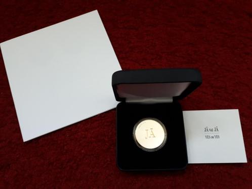 Letland 2021: 5 Euro "Ja Ja" (zilver, PROOF), Postzegels en Munten, Munten | Europa | Euromunten, 5 euro, Overige landen, Zilver