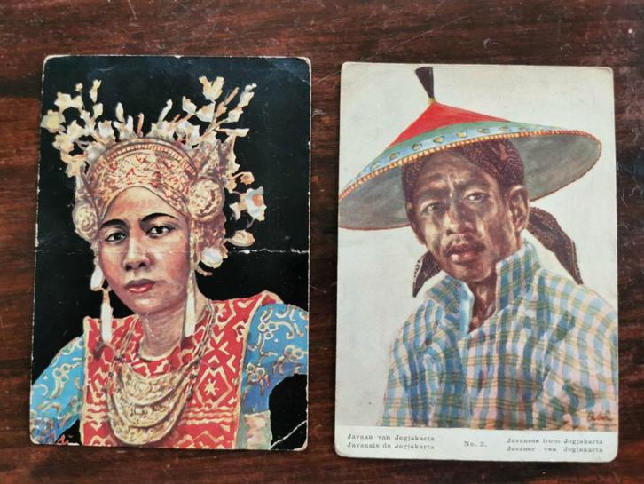 Oude briefkaarten Java, Indonesië [ansichtkaarten], Verzamelen, Ansichtkaarten | Buitenland, Gelopen, Buiten Europa, Voor 1920