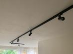 Set Railspot hoek - 5 spots /Zwart, Huis en Inrichting, Lampen | Spots, Ophalen, Zo goed als nieuw, Metaal of Aluminium