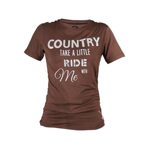 Bruin Horka Minka T-shirt maat XS en S, Dieren en Toebehoren, Paardrijkleding, Nieuw, Dames, Kinderen, Bovenkleding, Dressuur