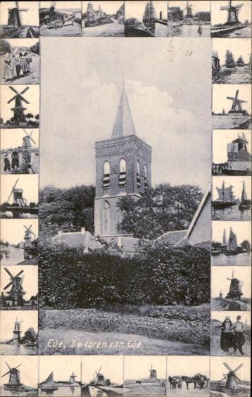 Ede De toren van Ede met molentegeltjes motiefrand uitg 1906 beschikbaar voor biedingen