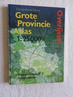 Grote Provincie Atlas 1: 25000 - Overijssel, Boeken, Atlassen en Landkaarten, Ophalen of Verzenden, 1800 tot 2000, Nederland, Landkaart