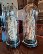 SET Heilighart Beelden in Antieke Stolpen/Maria/Jezus Beeld, Ophalen of Verzenden