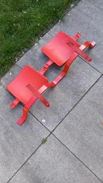 2x Stokke babyset voor Tripp Trapp stoel, rood, Kinderen en Baby's, Kinderstoelen, Ophalen of Verzenden, Gebruikt, Meegroeistoel