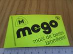 sticker MEGO mooi de beste bromfiets !, Verzamelen, Ophalen, Zo goed als nieuw, Bedrijf of Vereniging