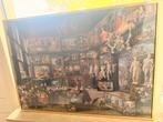Schilderij met Gouden Lijst - 71x52cm, Ophalen of Verzenden