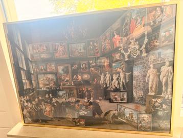 Schilderij met Gouden Lijst - 71x52cm beschikbaar voor biedingen