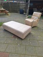 Poef en Fauteuil, Ophalen, Gebruikt, 125 cm of meer, Rond