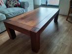 Massief houten salontafel - zware kwaliteit, Ophalen, Minder dan 50 cm, 100 tot 150 cm, Zo goed als nieuw