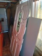 Hardhouten Voordeur 930x2050, Ophalen, Gebruikt, Buitendeur, 200 tot 215 cm