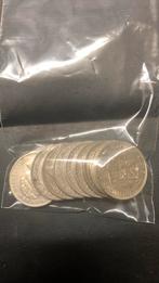 10x 1 gulden wilhelmina zilver, Verzenden, Zilver