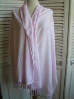 roze zachte sjaal nr BB 1280, Verzenden, Zo goed als nieuw, Maat 46/48 (XL) of groter, Sjaal