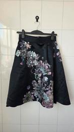 Feestelijke rok met print en zakken, Zwart, Ophalen of Verzenden, Zo goed als nieuw, Steps