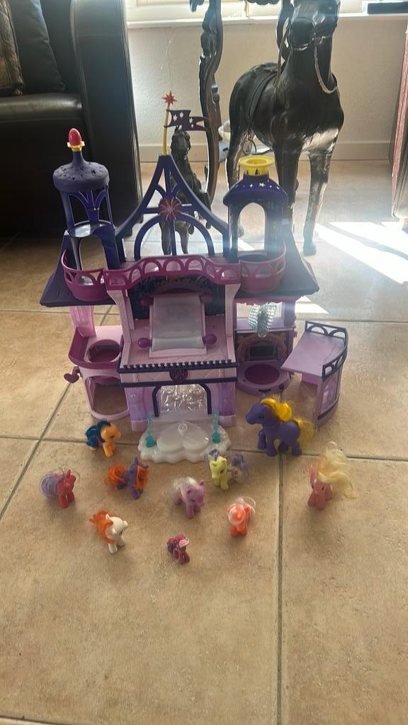 My littie pony kasteel, Kinderen en Baby's, Speelgoed | My Little Pony, Zo goed als nieuw, Ophalen of Verzenden