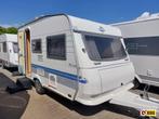 Hobby De Luxe 400 SF 2002 Voortent/Mover, Dwarsbed, Hobby, Bedrijf, Treinzit