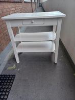 Vintage wit tafeltje, Huis en Inrichting, Ophalen, Gebruikt, 50 tot 100 cm, Vintage