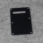Stratocaster tremolo backplate 3-ply zwart vintage stijl, Muziek en Instrumenten, Moku Custom Guitars, Nieuw, 4613CB, Ophalen of Verzenden