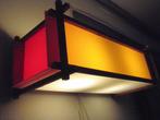 Wandlamp in de stijl van Gerrit Rietveld, Ophalen of Verzenden, Hout, De Stijl, Zo goed als nieuw