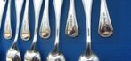 Zilveren Italiaanse design mokka lepeltjes., Antiek en Kunst, Verzenden, Zilver