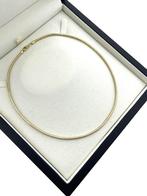 14 K Geelgouden Slangen Collier - 42.5 cm / 12.7 g / 2.5 mm, -, -, Ophalen of Verzenden, Zo goed als nieuw