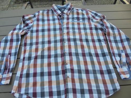 Rood ruiten overhemd NZA 3 keer XL, Kleding | Heren, Grote Maten, Zo goed als nieuw, Overhemd, Rood, Ophalen of Verzenden