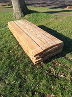 Pakket Eiken balken 54x220mm 2500mm lang kd gedroogd!, Ophalen, Eiken, Nieuw, Plank