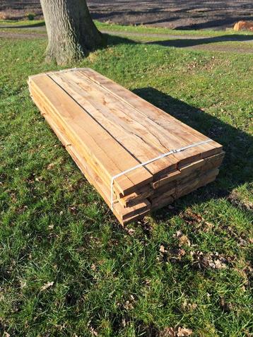 Pakket Eiken balken 54x220mm 2500mm lang kd gedroogd! beschikbaar voor biedingen