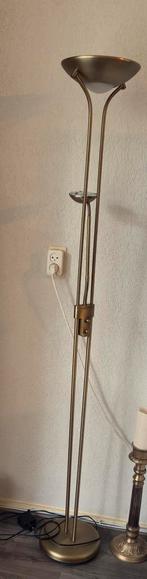 MOET SNEL WEG 2x Gouden Staande Lamp, Ophalen of Verzenden, Zo goed als nieuw, Metaal, 150 tot 200 cm