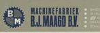 ANNERVEENSCHEKANAAL MACHINE FABR. B.J. MAAGD 1973, Ophalen of Verzenden, Gebruikt, Overige typen