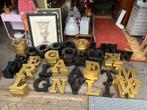 Diverse metalen letters 30cm, Ophalen of Verzenden