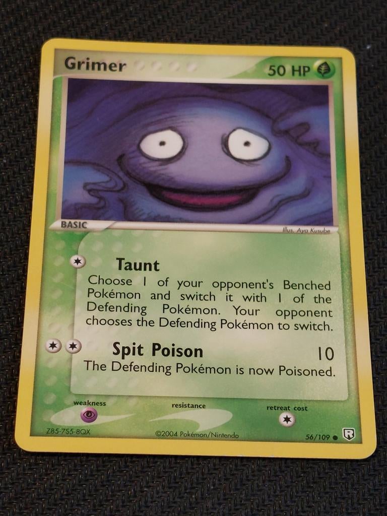 Grimer 56/109 EX team Rocket, Ophalen of Verzenden, Zo goed als nieuw, Losse kaart