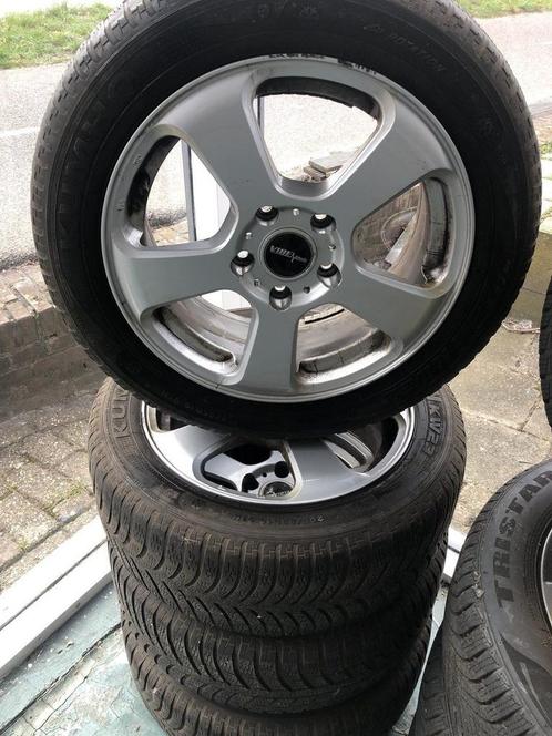 Set Continentel banden + velg 205/55R16 Winter, Auto-onderdelen, Banden en Velgen, Banden en Velgen, Winterbanden, 16 inch, 205 mm