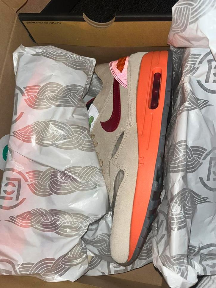 Nike Air Max 1 CLOT Kiss of Death 44, Kleding | Heren, Schoenen, Zo goed als nieuw, Overige kleuren, Ophalen of Verzenden
