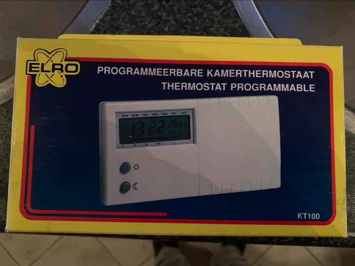 ELRO KT100 programeerbare thermostaatkraan, Doe-het-zelf en Verbouw, Thermostaten, Nieuw, Ophalen of Verzenden