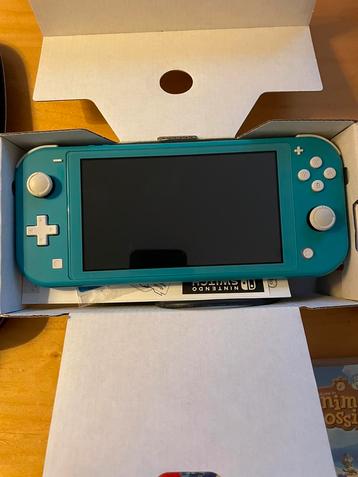 Switch Lite + case + screen protector  beschikbaar voor biedingen