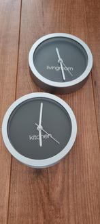 Karlsson Wandklokken Set - Keuken & Woonkamer, Ophalen, Gebruikt, Analoog, Wandklok
