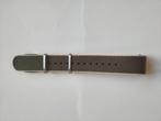 Horlogebandje nylon 20 mm NATO army green - beige, Ophalen of Verzenden, Nieuw