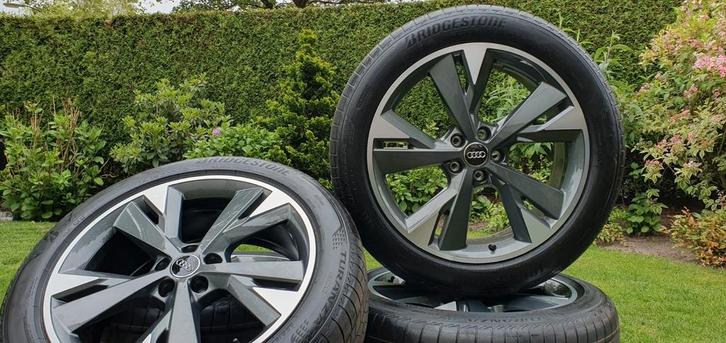 20" Audi Q4 / Sportback Etron E-tron org velgen zomerbanden, Auto-onderdelen, Banden en Velgen, Banden en Velgen, Zomerbanden